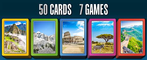 SMART CARDS Landmarks Card Games 